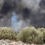 Uit de hand gelopen brand veroorzaakt dikke rook boven Benidorm